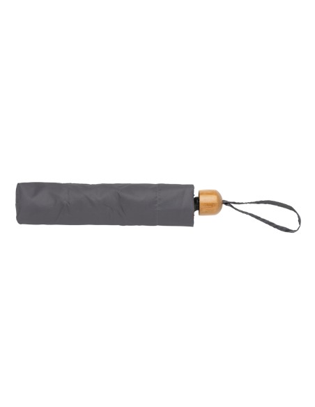 Mini ombrello bambù 20.5" rPET pongee 190T Impact AWARE™